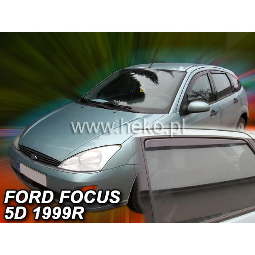 Дефлектори вікон (вітровики) Ford Focus 1998-2004 I Sedan Heko