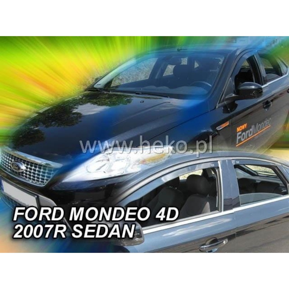 Дефлекторы окон (ветровики) Ford Mondeo 2007-2013 Heko