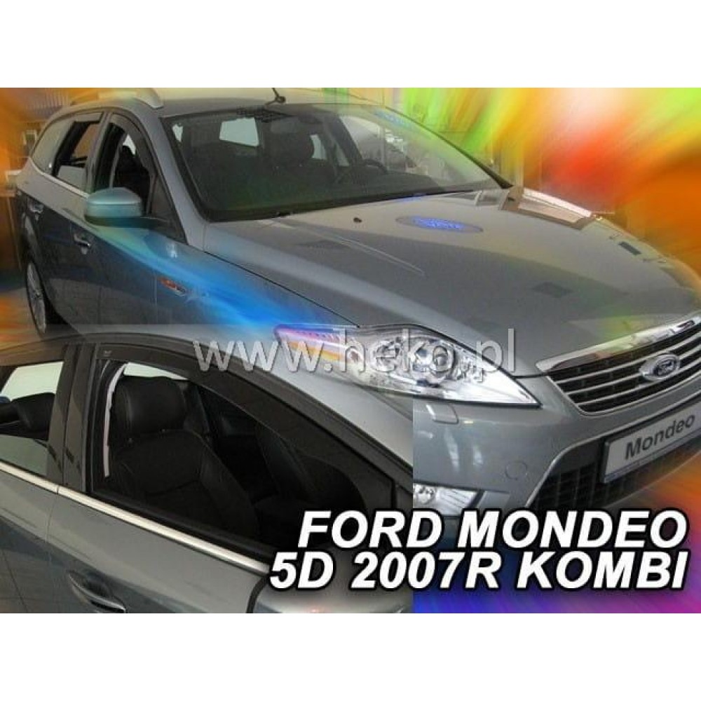 Дефлекторы окон (ветровики) Ford Mondeo 2007-2013 Combi Heko