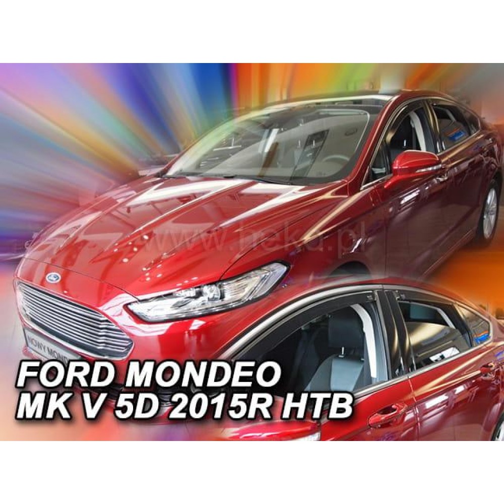 Дефлектори вікон (вітровики) Ford Mondeo V 2014-2022/ FUSION 12-20 SEDAN / LTB Heko