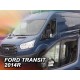 Дефлектори вікон (вітровики) Ford Transit 2013+ Heko