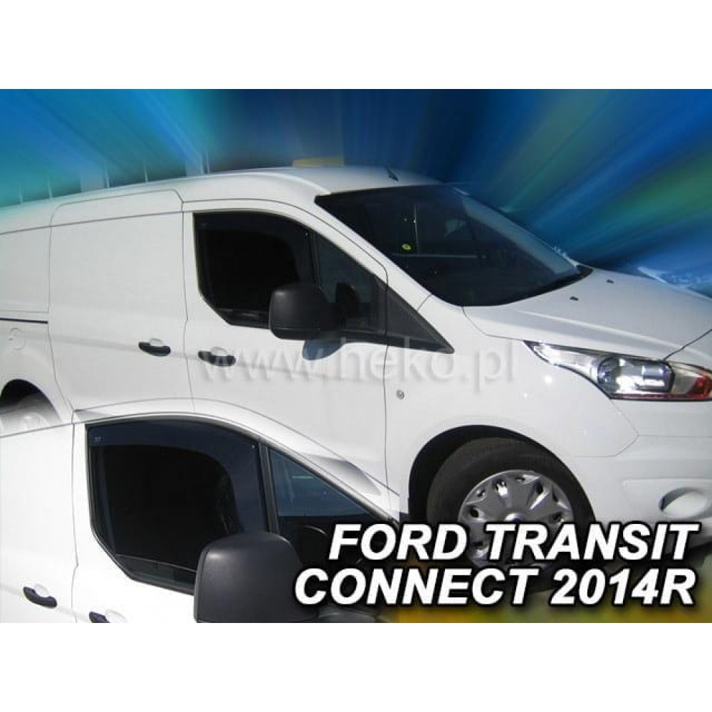 Дефлектори вікон (вітровики) Ford Transit Connect 2014+ Heko