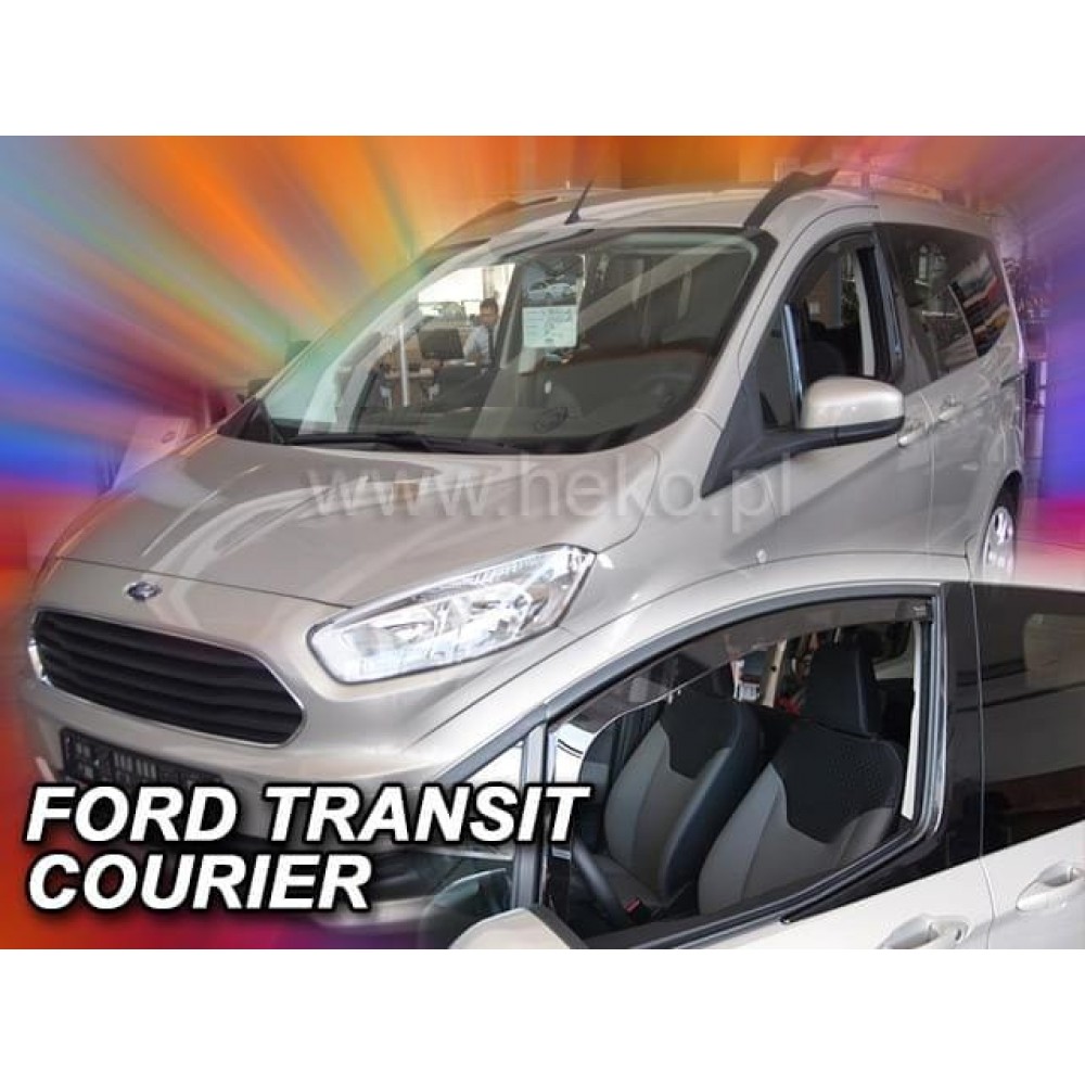 Дефлектори вікон (вітровики) Ford Transit Courier 2013+ Heko