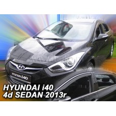 Дефлектори вікон (вітровики) Hyundai i40 2011+ Heko