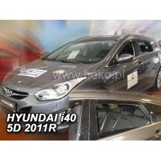 Дефлекторы окон (ветровики) Hyundai i40 2011+ Combi Heko