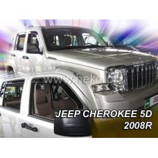 Дефлекторы окон (ветровики) Jeep Cherokee 2008-2013 Heko