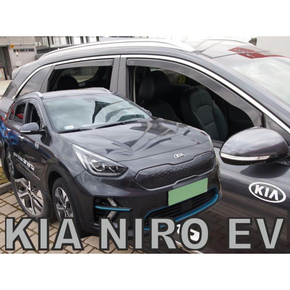 Дефлектори вікон (вітровики) Kia Niro 2016-2022 / EV 2019+ Heko
