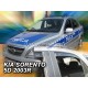 Дефлектори вікон (вітровики) Kia Sorento 2002-2009 Heko