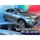 Дефлектори вікон (вітровики) Kia Sorento 2015-2020 Heko
