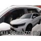 Дефлектори вікон (вітровики) Kia Sorento IV 2020+ (вставні, кт - 4шт) Heko