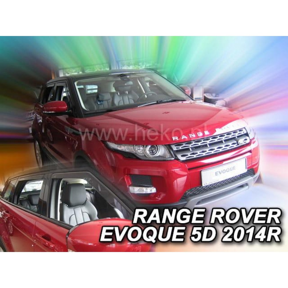 Дефлектори вікон (вітровики) Land Rover Range Rover Evoque 2011+ Heko