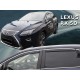 Дефлекторы окон (ветровики) Lexus RX IV 2015-2022 Heko