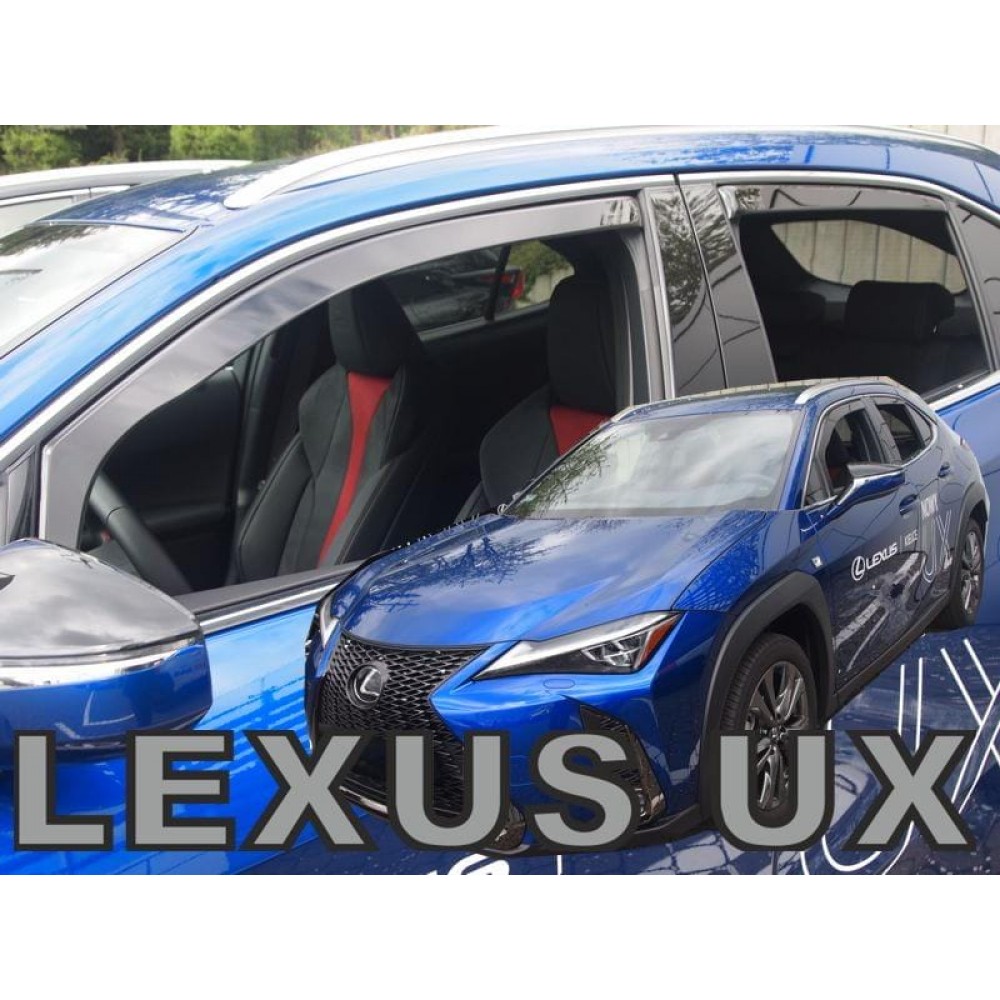 Дефлекторы окон (ветровики) Lexus UX 2018+ Heko