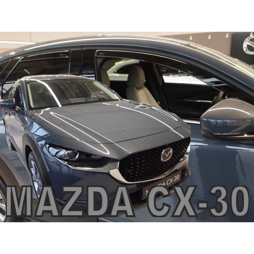 Дефлекторы окон (ветровики) Mazda CX-30 2019+ Heko