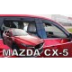 Дефлектори вікон (вітровики) Mazda CX-5 2017+ Heko