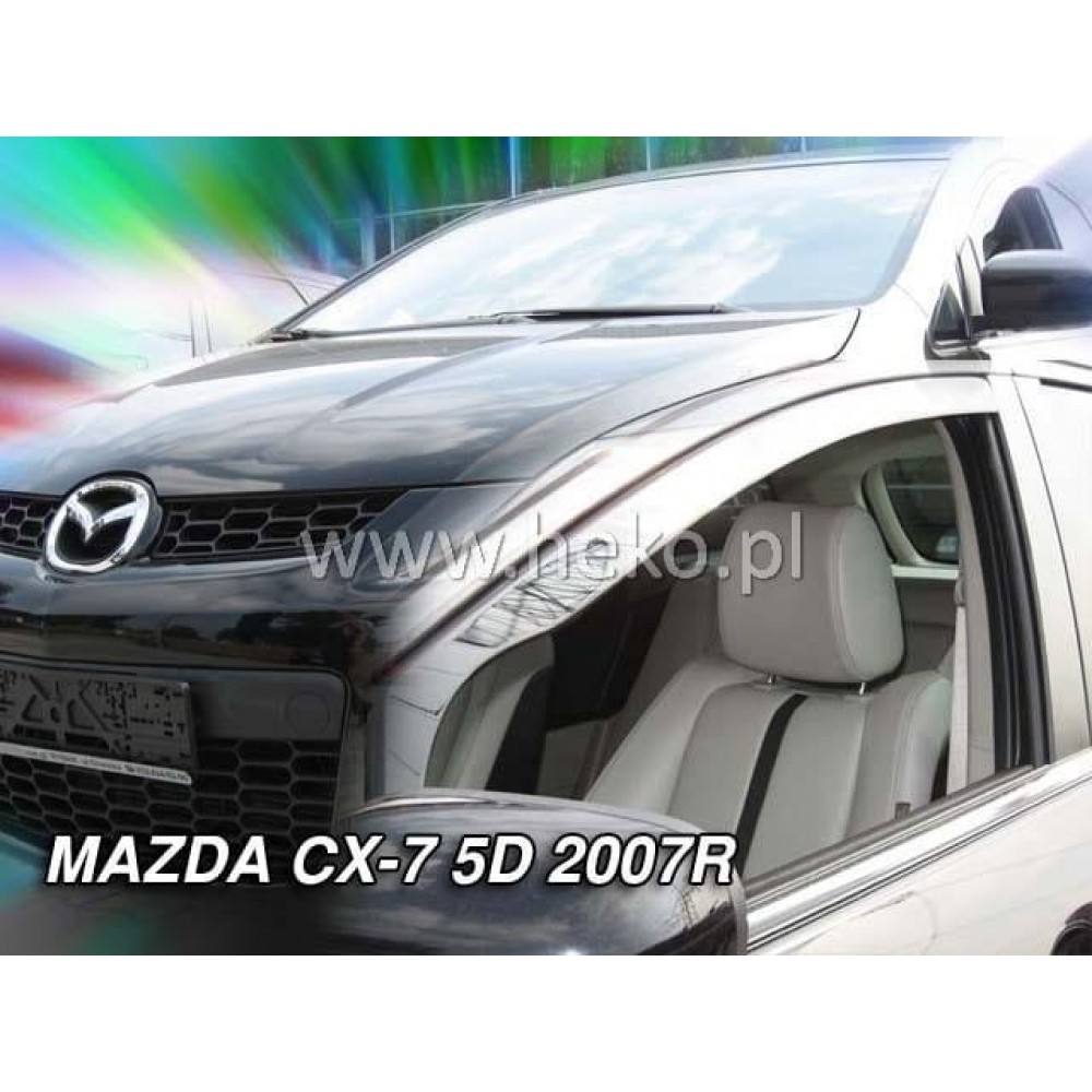 Дефлектори вікон (вітровики) Mazda CX-7 2006-2012 Heko