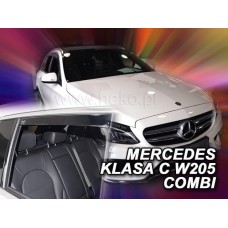 Дефлектори вікон (вітровики) Mercedes C-class W-205 2014-2021 Combi Heko