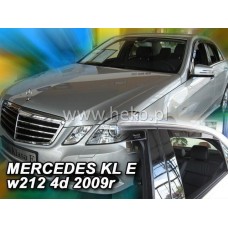 Дефлектори вікон (вітровики) Mercedes E-class W-212 2009-2016 Sedan Heko
