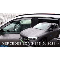 Дефлекторы окон (ветровики) Mercedes EQA H243 2021+ Heko