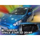 Дефлекторы окон (ветровики) Mitsubishi Space Star 2014+ Heko