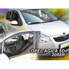 Дефлекторы окон (ветровики) Opel Agila B 2008+ Heko