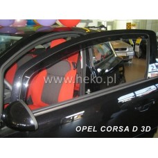 Дефлекторы окон (ветровики) Opel Corsa D/E 2006 - 2019 3D Heko