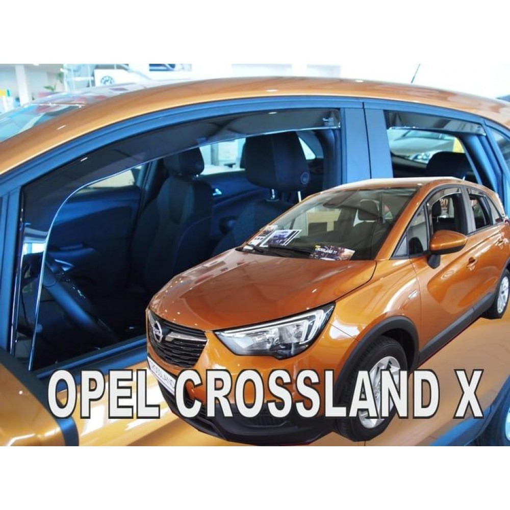 Дефлектори вікон (вітровики)  Opel Crossland X 2017+ Heko
