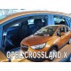 Дефлектори вікон (вітровики)  Opel Crossland X 2017+ Heko