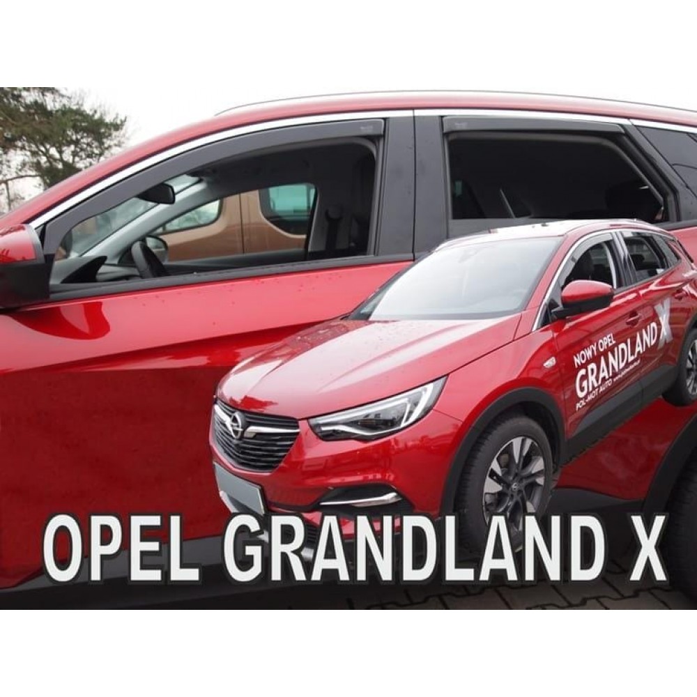 Дефлектори вікон (вітровики) Opel Grandland X 2017+ Heko