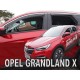 Дефлектори вікон (вітровики) Opel Grandland X 2017+ Heko