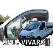 Дефлекторы окон (ветровики) Opel Vivaro 2001-2014 довгий Heko