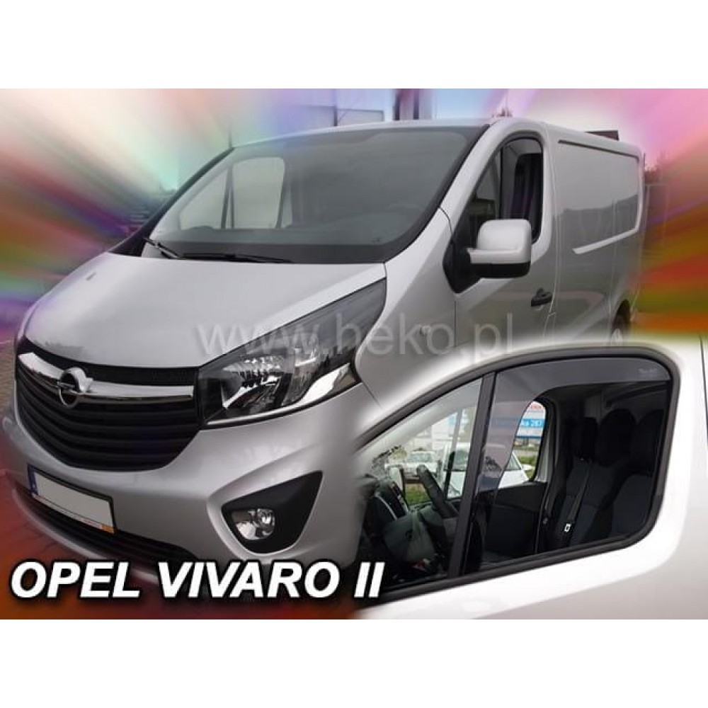 Дефлекторы окон (ветровики) Opel Vivaro 2014-2019/ Trafic 2014+ Heko