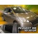 Дефлекторы окон (ветровики) Peugeot 208 2012-2019 Heko