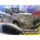 Дефлектори вікон (вітровики) Peugeot 301 / Citroen C-Elisee  2013+ Heko