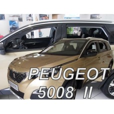 Дефлектори вікон (вітровики) Peugeot 5008 2017+ Heko