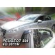 Дефлекторы окон (ветровики) Peugeot 508 2011+ Sedan Heko