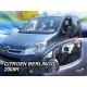 Дефлектори вікон (вітровики) Peugeot Partner I /Citroen Berlingo 2008-2018 Heko