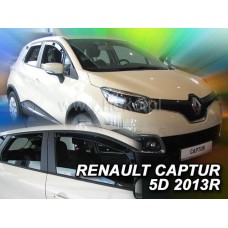 Дефлектори вікон (вітровики) Renault Captur I 2013-2019 Heko