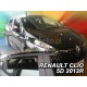Дефлекторы окон (ветровики) Renault Clio IV 2012+ Heko