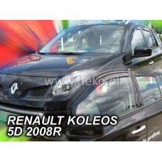 Дефлектори вікон (вітровики) Renault Koleos 2008-2016 Heko