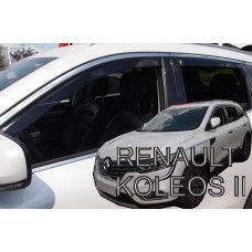 Дефлектори вікон (вітровики) Renault Koleos 2016+ Heko