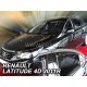 Дефлектори вікон (вітровики) Renault Latitude 2011+ Heko (вставні, 4шт)