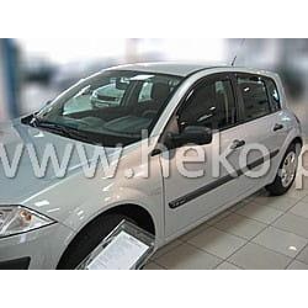 Дефлекторы окон (ветровики) Renault Megane II 2002-2010 Heko