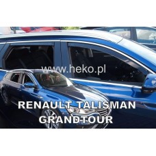 Дефлектори вікон (вітровики) Renault Talisman 2016+ Grandtour Heko