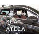Дефлектори вікон (вітровики) Seat Ateca 2016+/ CUPRA ATECA 5d 2018+ Heko