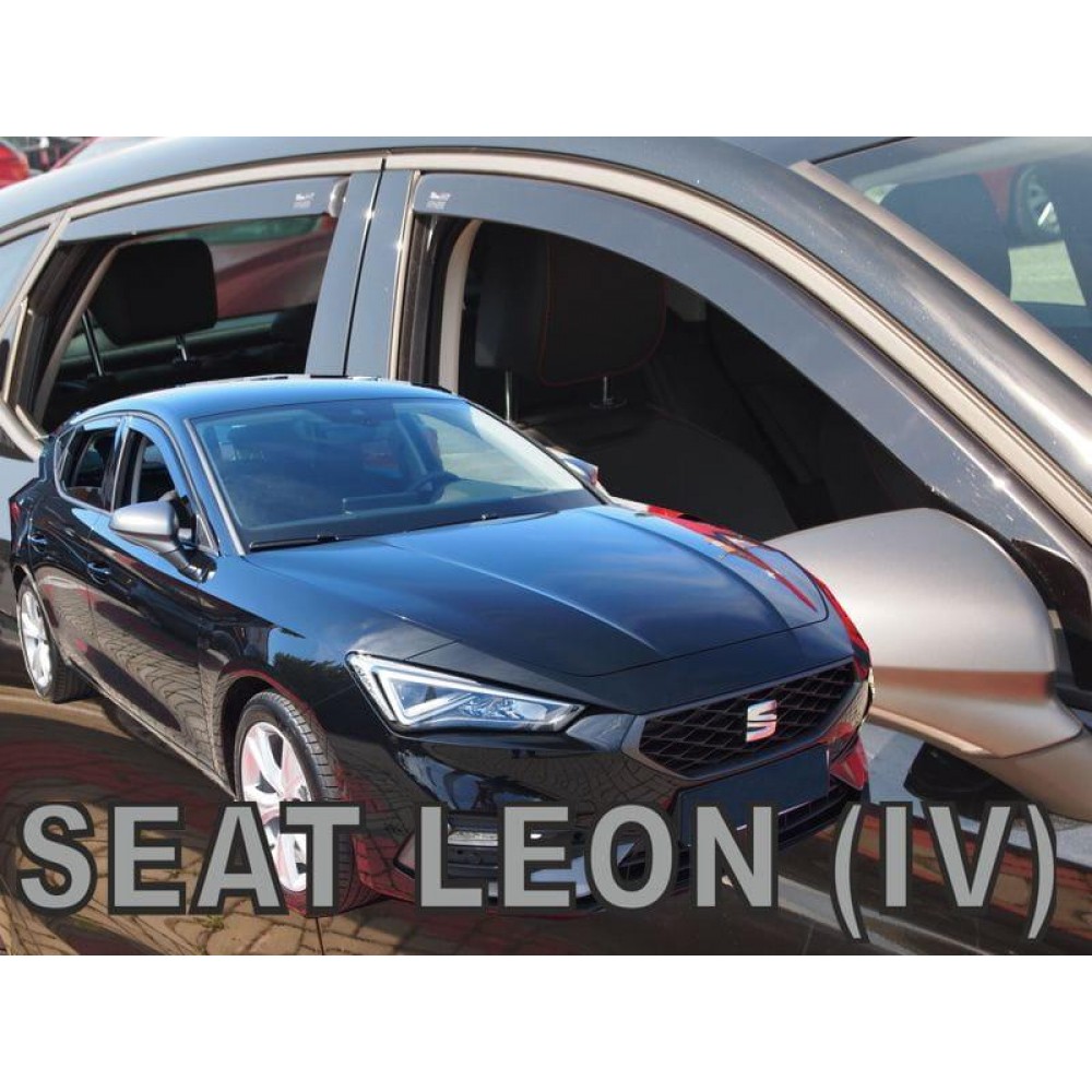 Дефлектори вікон (вітровики) Seat Leon 2020+ Heko