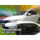 Дефлектори вікон (вітровики) Skoda RAPID 2012+ / Seat Toledo 2012+ Heko