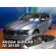 Дефлектори вікон (вітровики) Skoda Superb III 2015+ LTB Heko