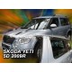 Дефлекторы окон (ветровики) Skoda Yeti 2009-2017 (вставні, кт - 4шт) Heko