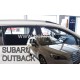 Дефлекторы окон (ветровики) Subaru Outback V 2015+ Heko